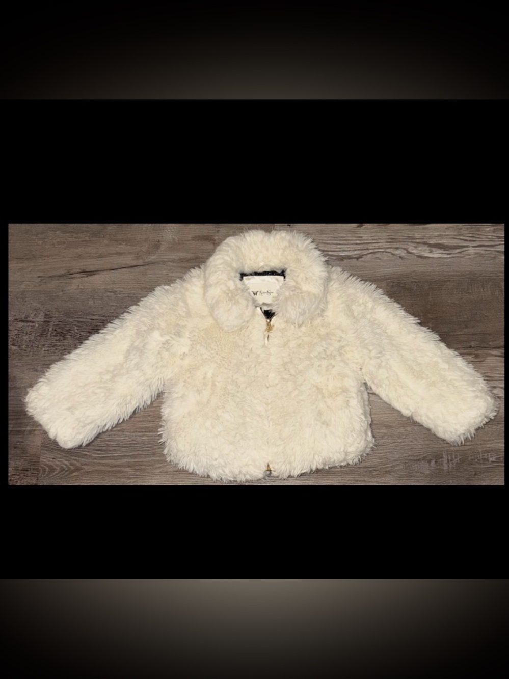 Girls Jessica Simpson Faux Fur Coat Size XS 4/5